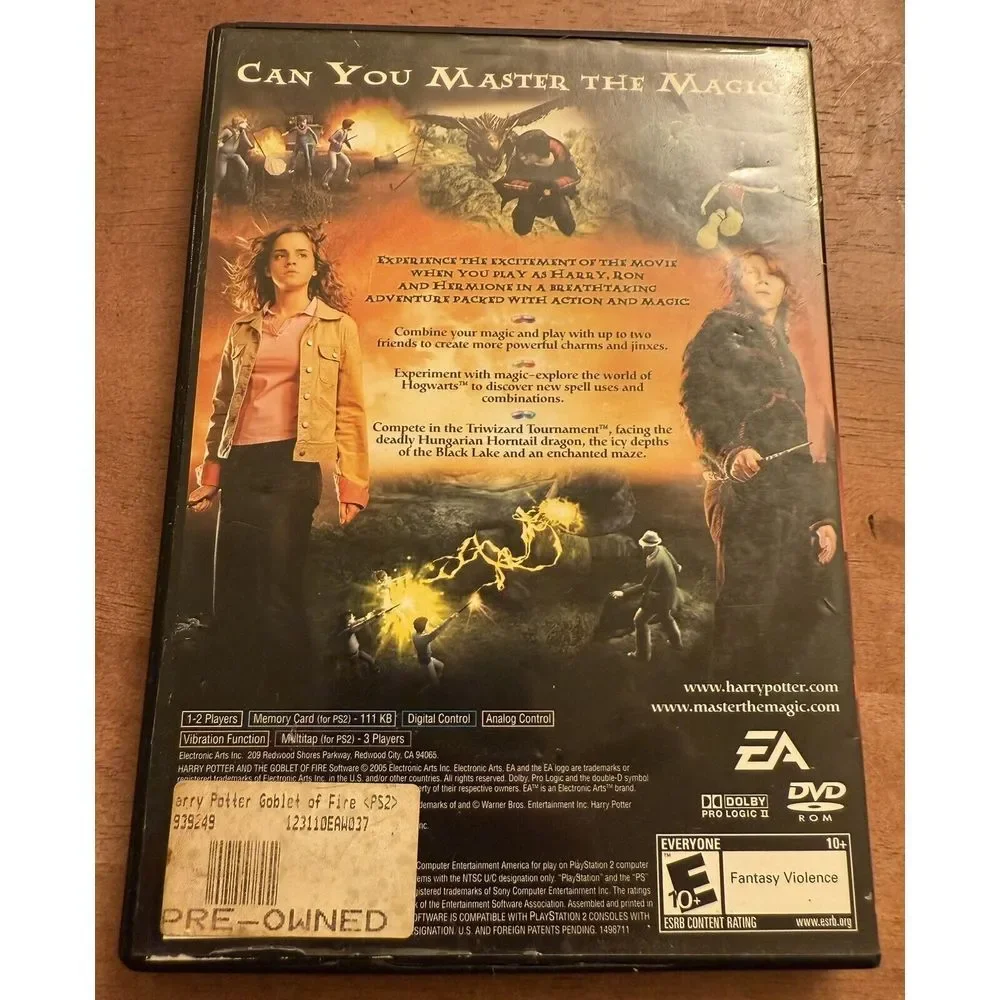Harry Potter and the Goblet of‎ Fire (Sony PlayStation 2, 2005)